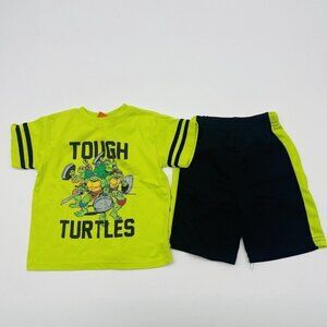 Nickelodeon TMNT Teenage Mutant Ninja Turtles Toddler Boys 3T 2 Piece Set 1316